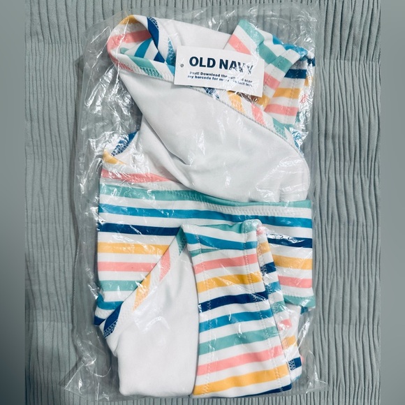 NWT Old Navy Low-Rise Classic Bikini Swim Bottoms / Rainbow Stripe / 2X - Picture 4 of 5